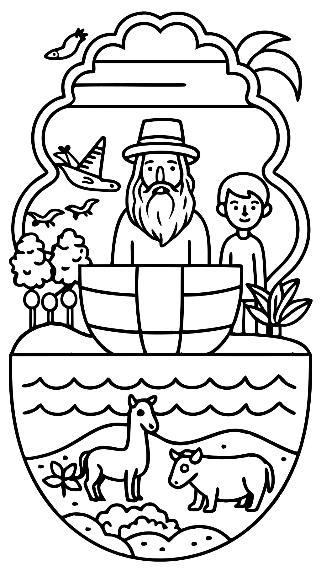 coloring pages from the bible